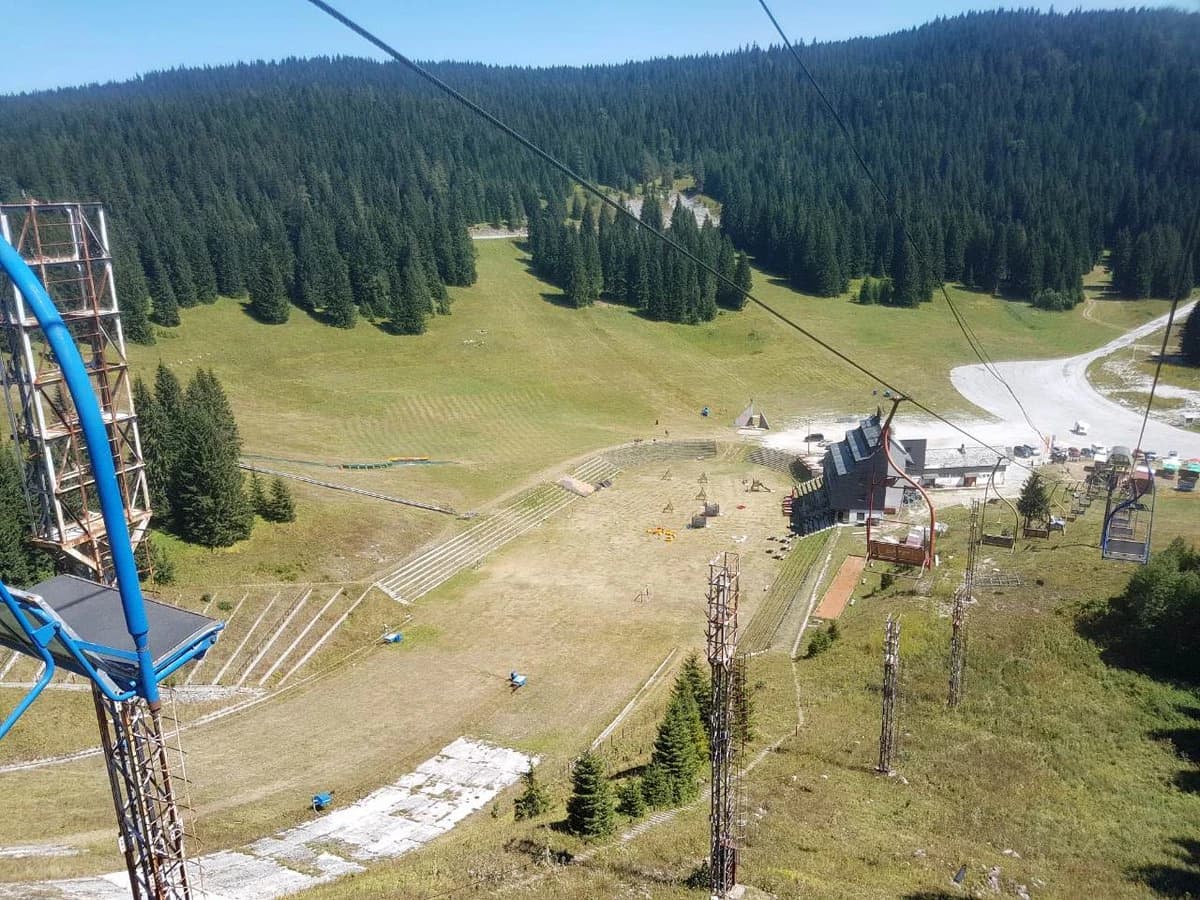 Ski-lift je popularan i u toplijim vremenima