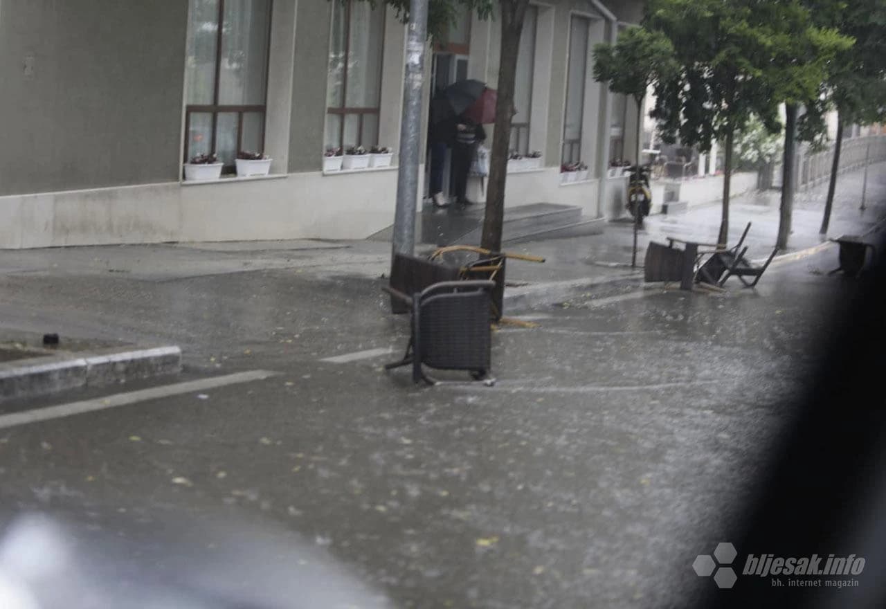 Snažna oluja u Mostaru
