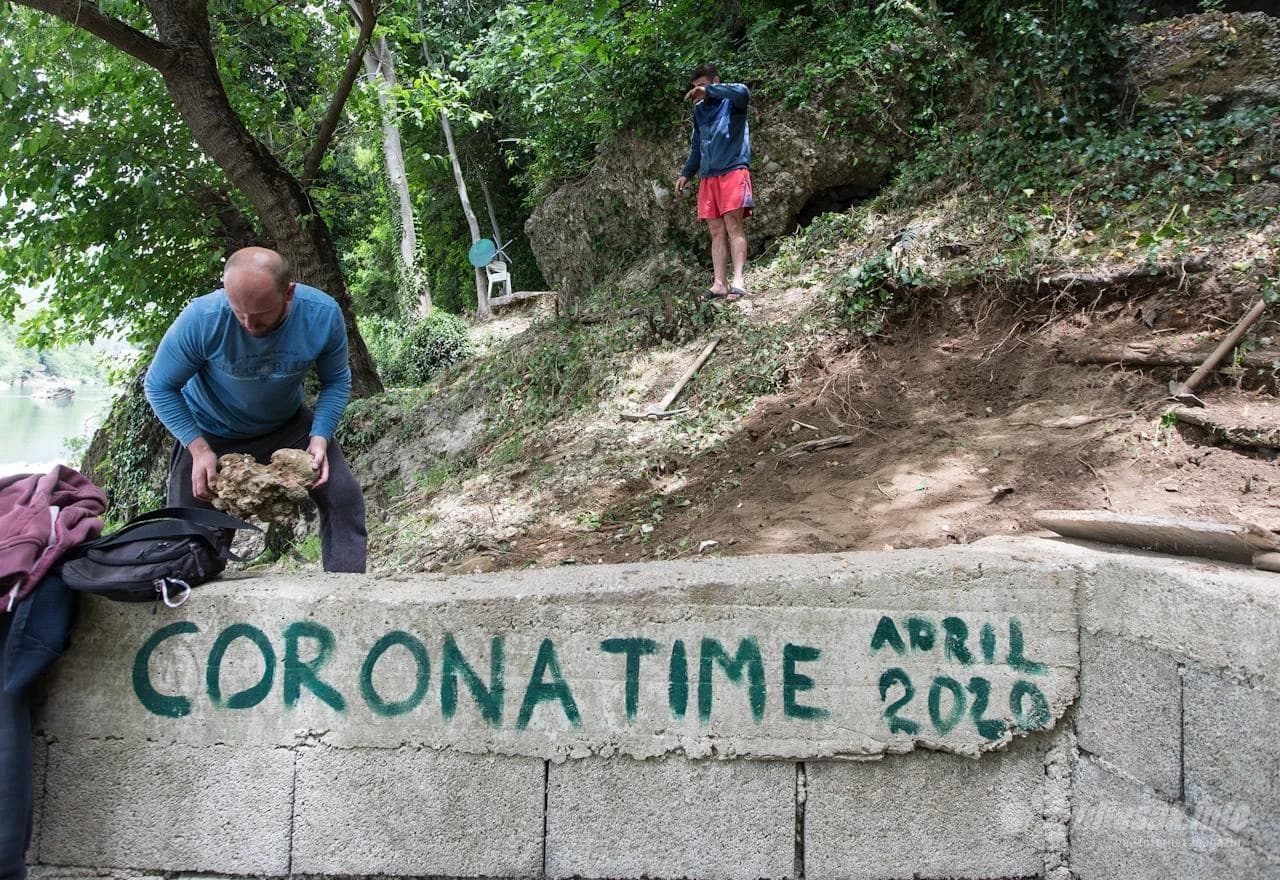 Sređivanje plaže Pijesak kod Carinskog mosta