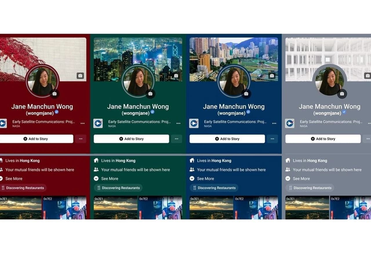 Facebook eksperimentira s pozadinama u boji