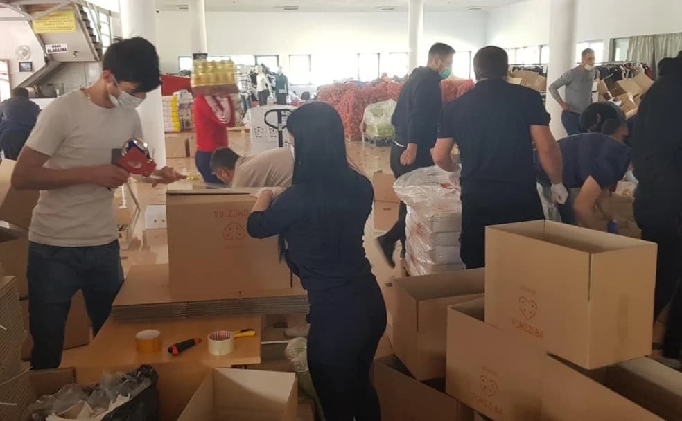 Pomoć: 50 tona hrane za područje Hercegovine