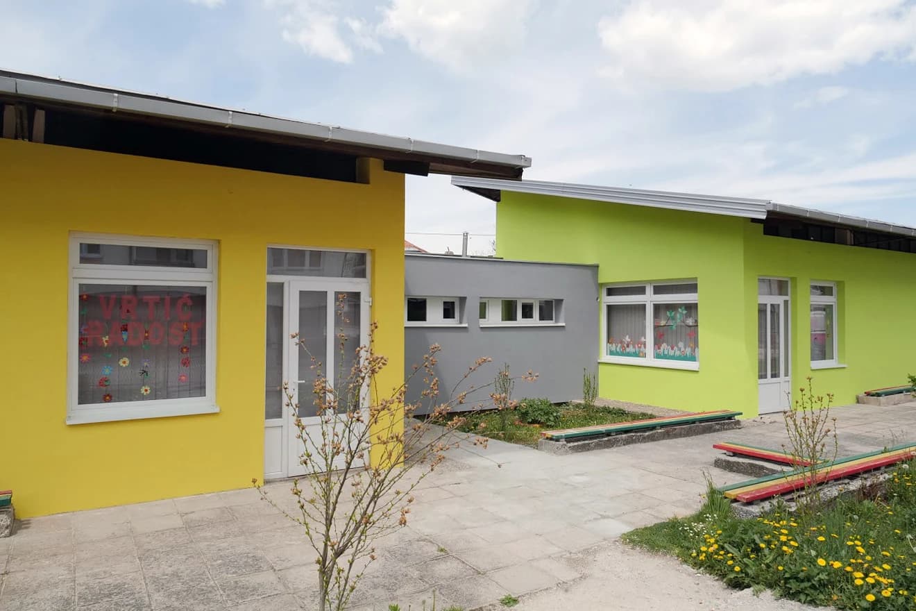  Donacijom Baumita obnovljen dio fasade vrtića Radost