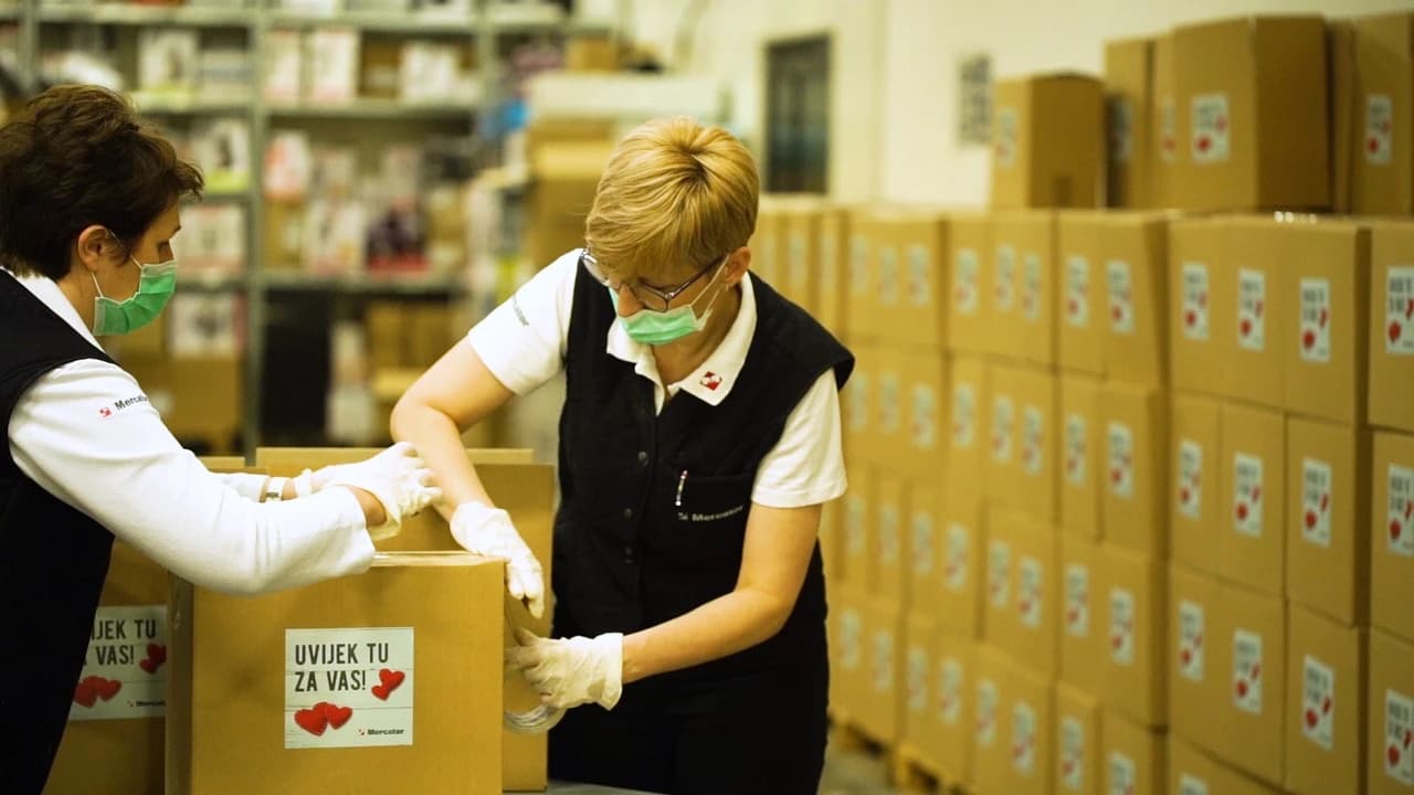 Mercator obradovao više od 500 banjalučkih umirovljenika