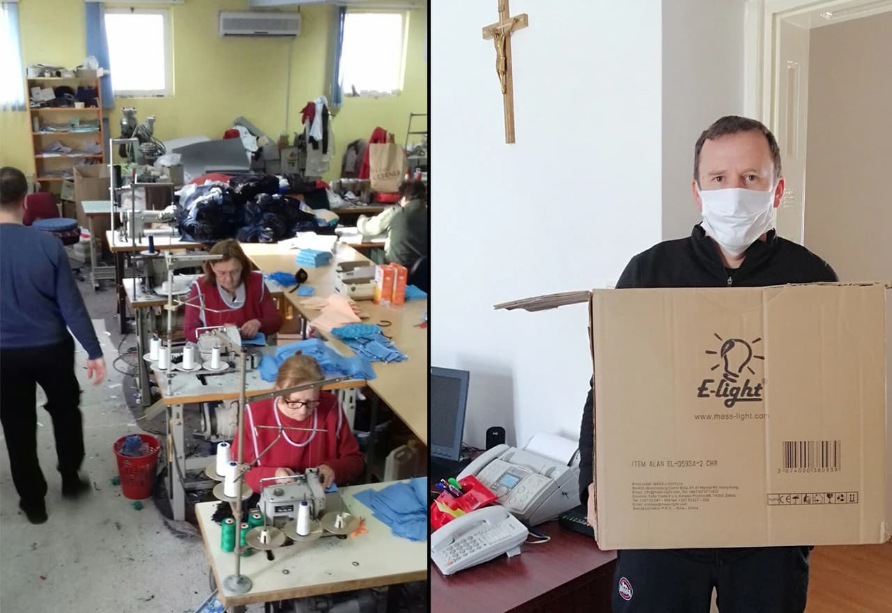 Članovi Hrvatske republikanske stranke u akciji pomoći