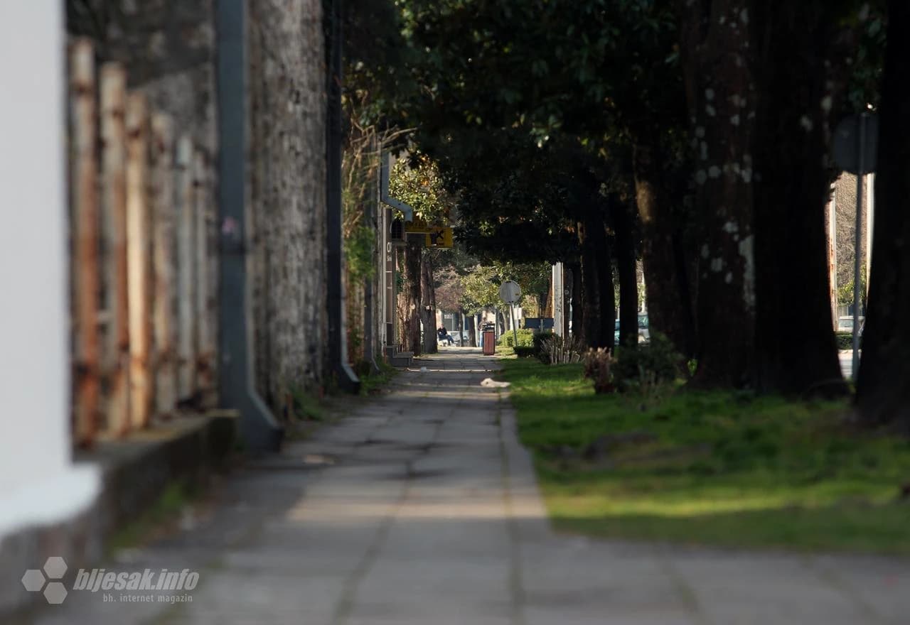 Prazne ulice u Čapljini