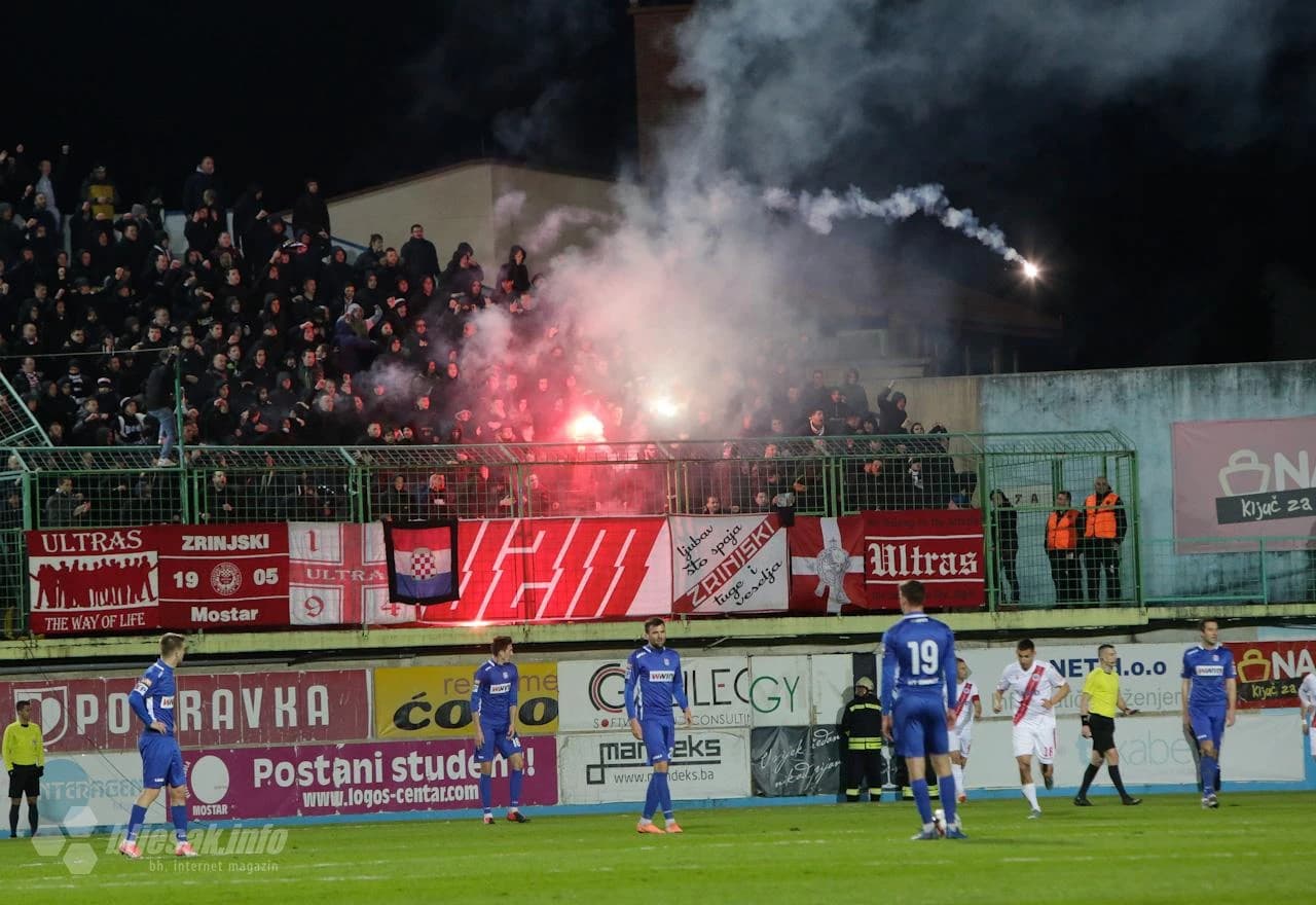 Hercegovački derbi igrao se i na tribinama među navijačima 