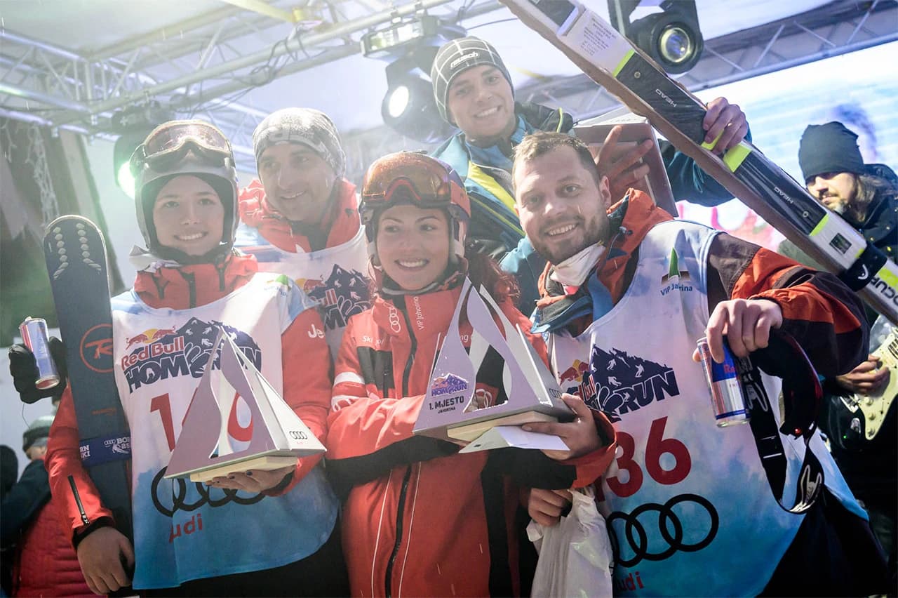 Unatoč magli i mećavi održan masovni spust na Jahorini