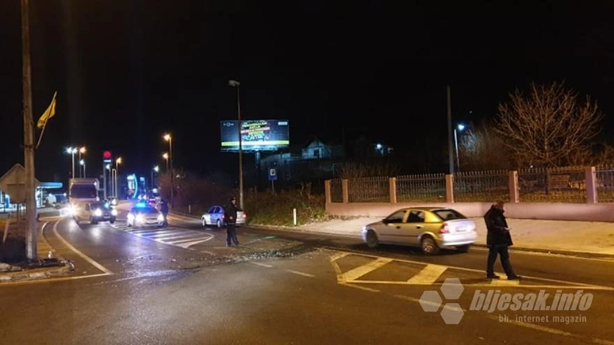 Jedna osoba ozlijeđena u prometnoj nesreći na izlazu iz Mostara