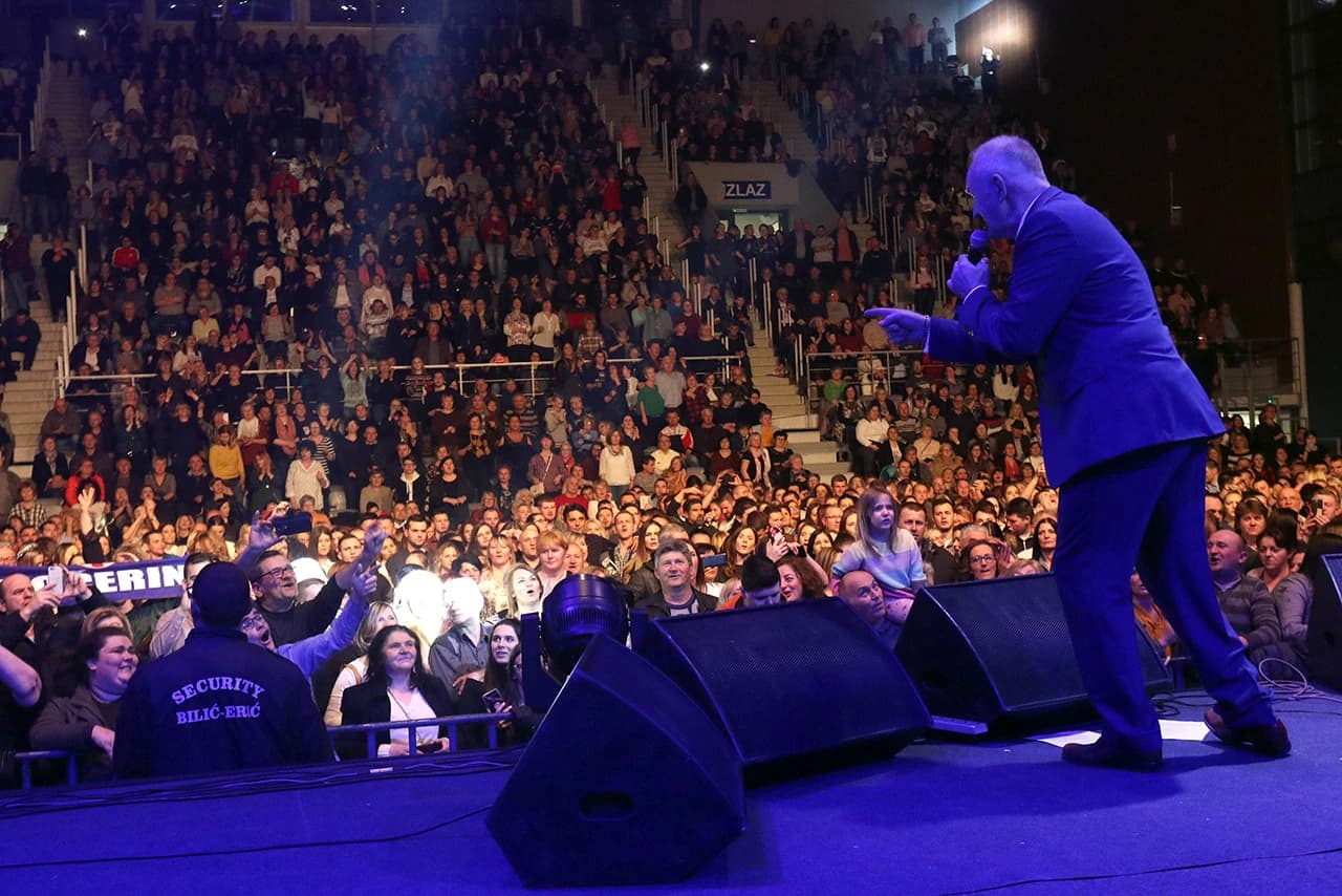 Detalj s koncerta u Osijeku