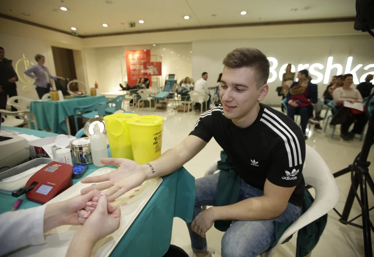 Darivanje krvi u Mepas Mallu
