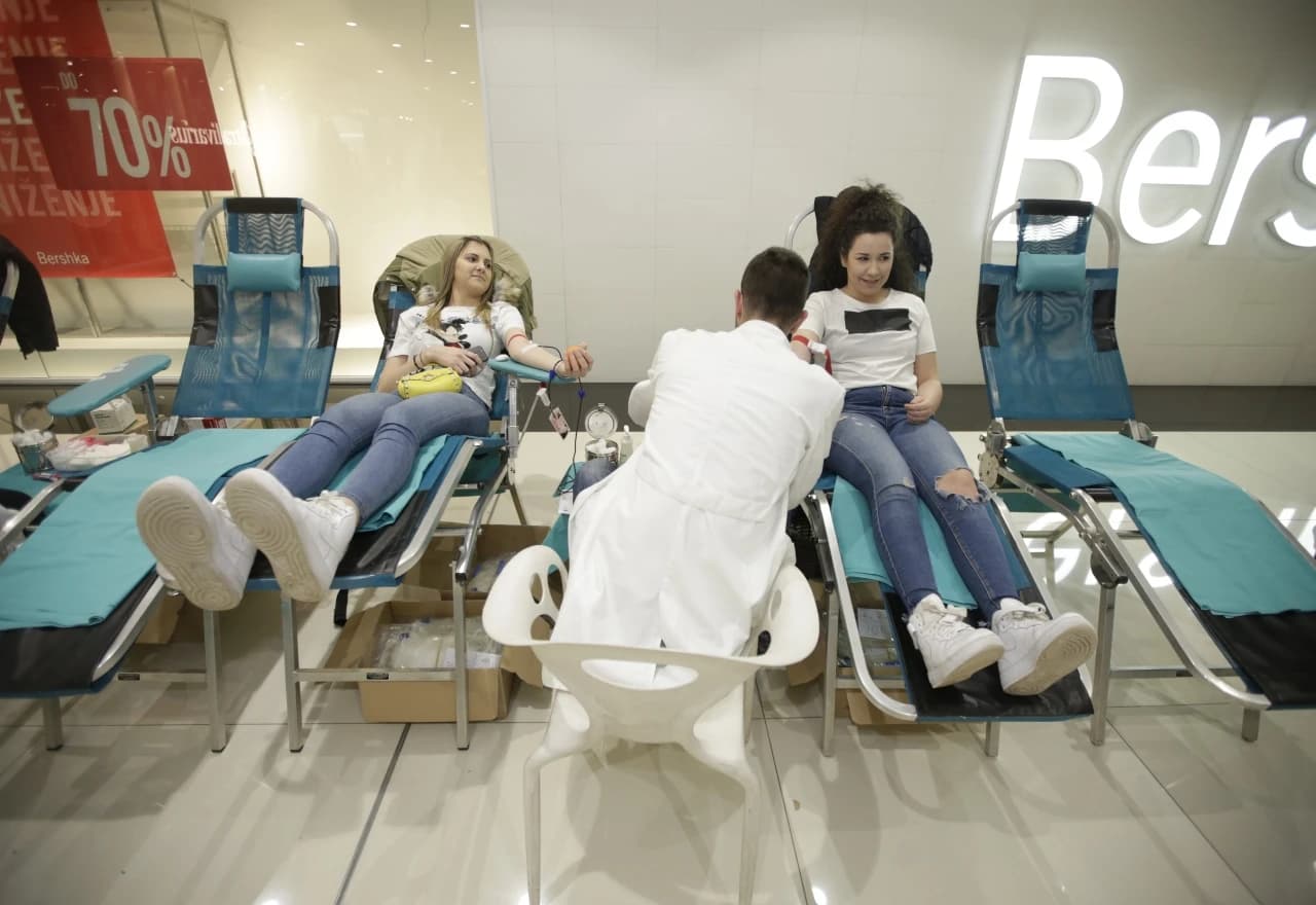 Darivanje krvi u Mepas Mallu