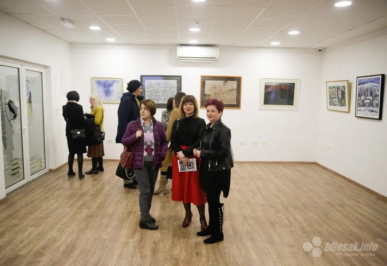 Izložba slika u vlasništvu galerije Univerziteta Džemal Bijedić