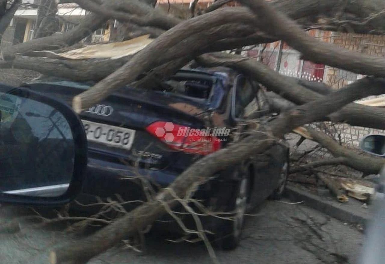 Posljedice olujnog vjetra u Mostaru