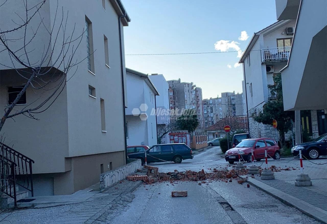 Posljedice olujnog vjetra u Mostaru