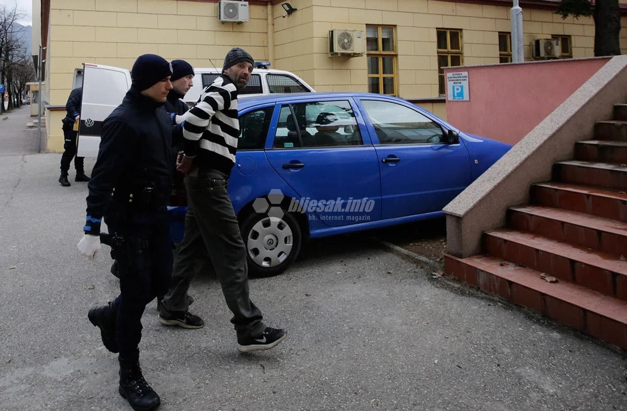 Mostarski napadač priveden u Tužiteljstvo