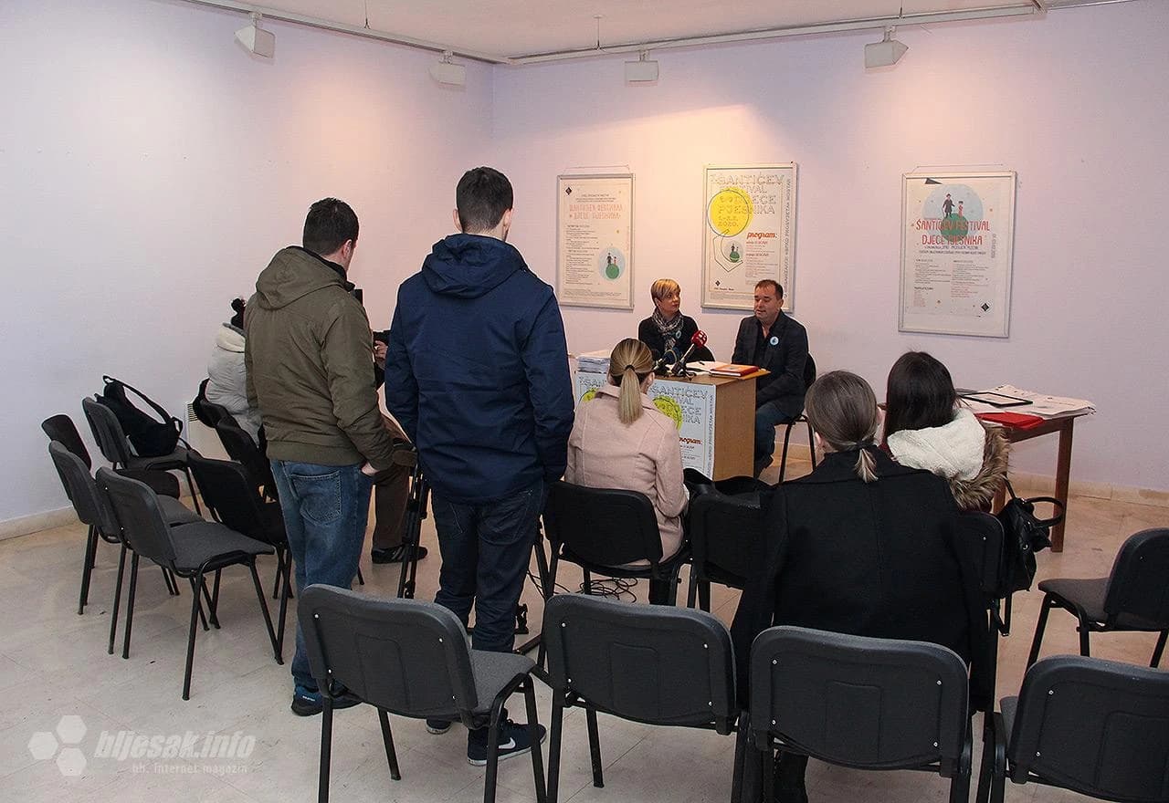 Konferencija za novinare povodom sedmog  Šantićevog festivala djece pjesnika