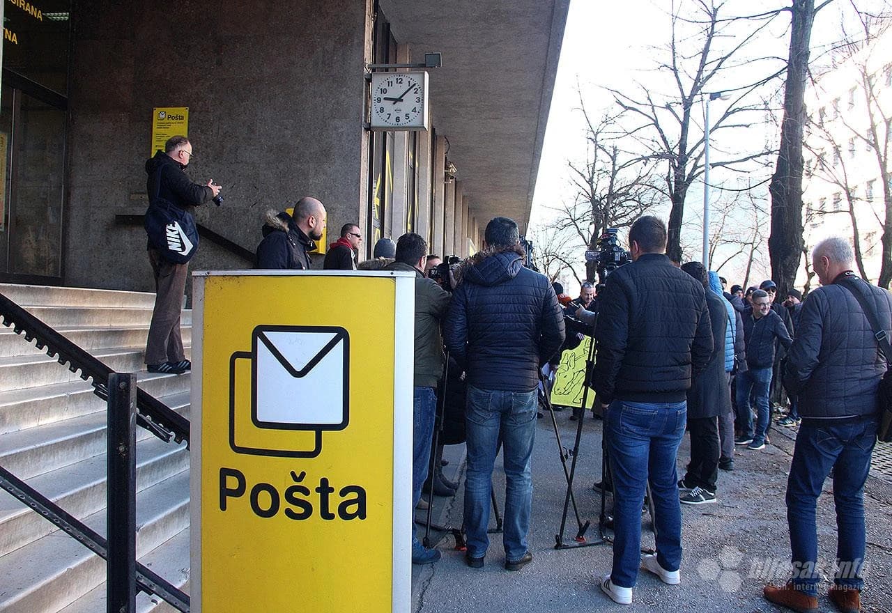 Djelatnici Pošte ponovno će izaći na prosvjede ako im se ne ispune zahtjevi