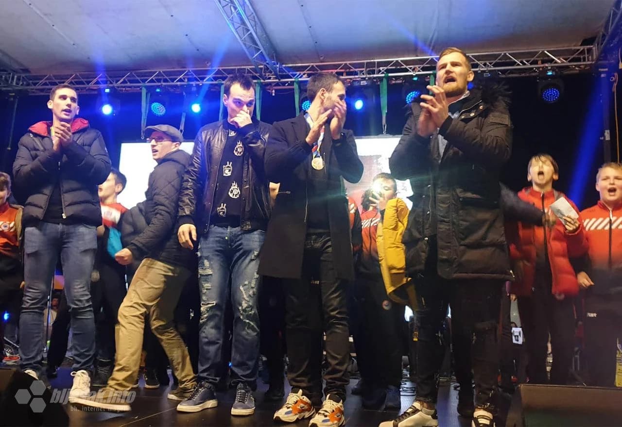 Doček rukometaša u Mostaru