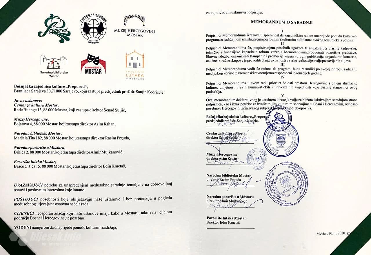 Memorandum o suradnji