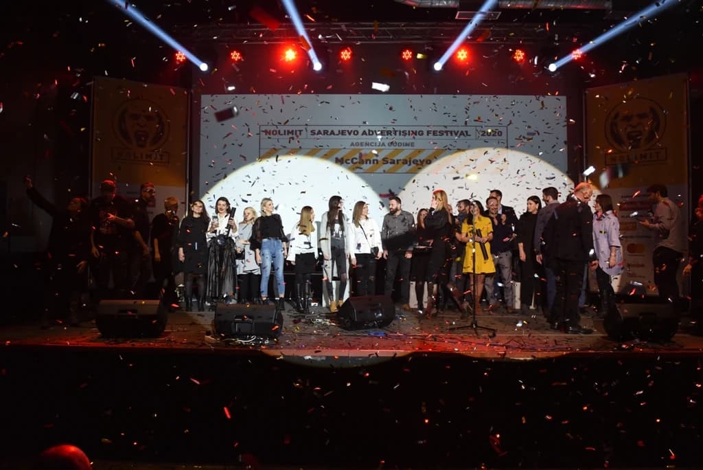 Završen No Limit Sarajevo Advertising festival: nagrade za najbolje bh. kreativce