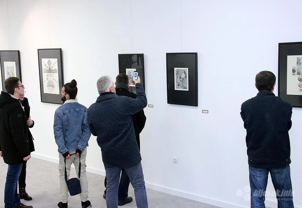 Otvorena izložba radova istaknutog grafičara Virgilija Nevjestića