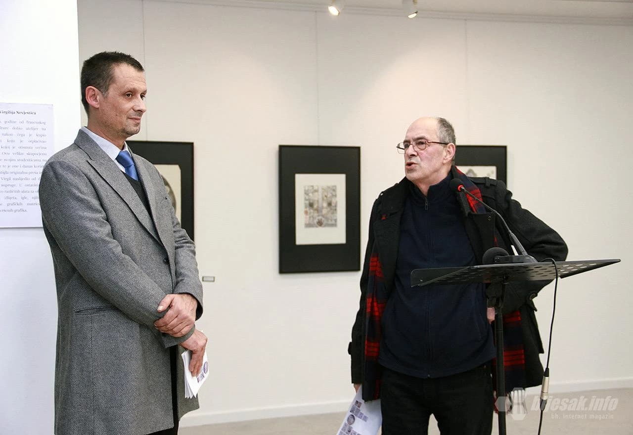 Otvorena izložba radova istaknutog grafičara Virgilija Nevjestića