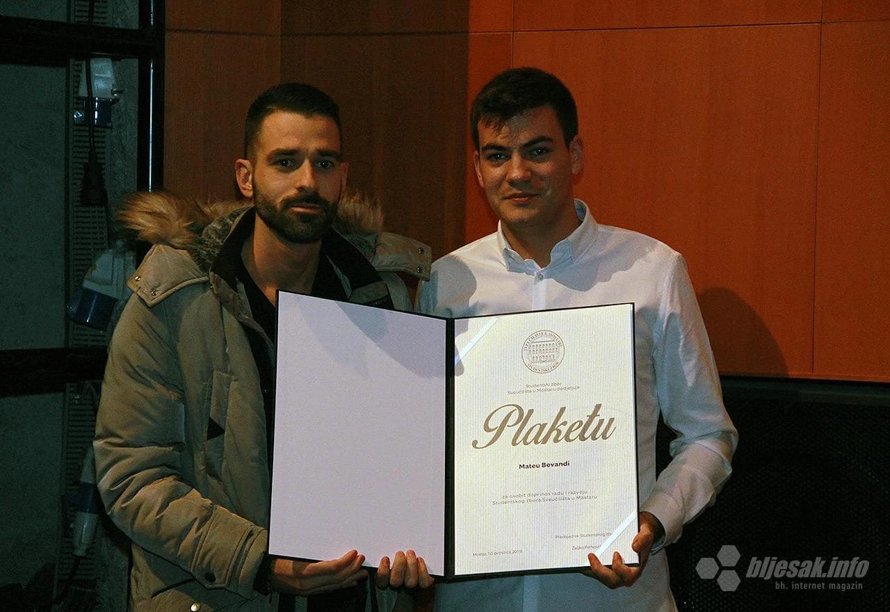 Dodijeljene plakete Studentskog zbora