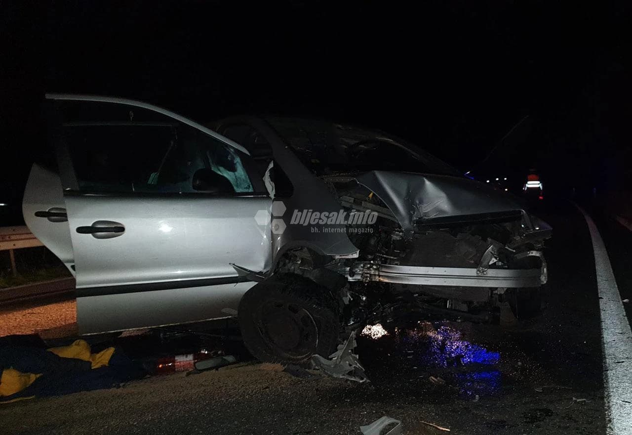 Prometna nesreća između Mostara i Čapljine: Tri osobe ozlijeđene
