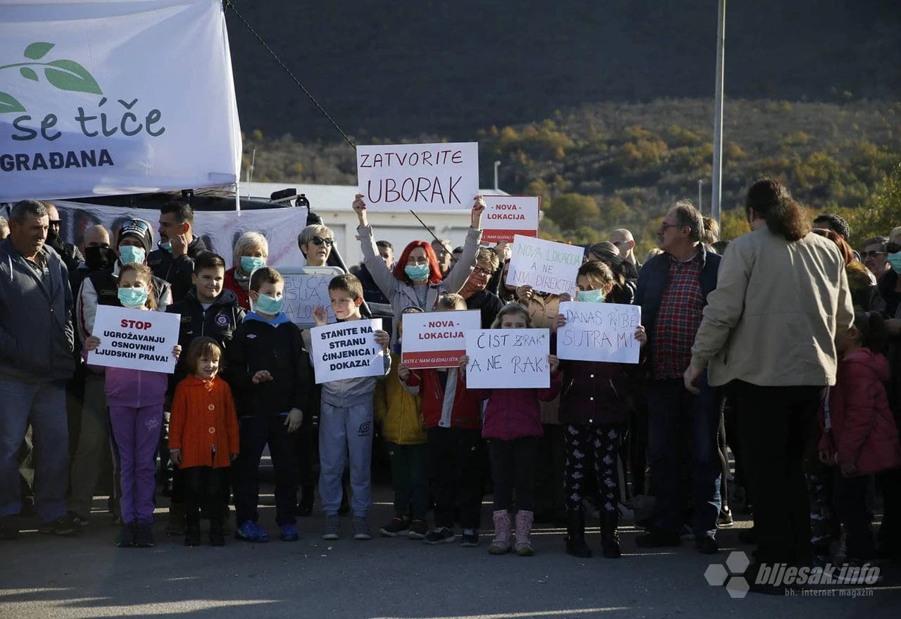 Prosvjed pred Uborkom