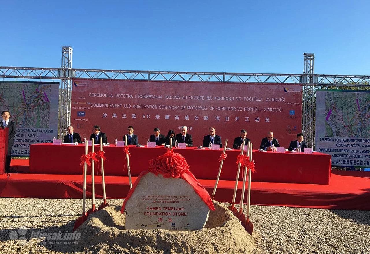 Svečano obilježen početak radova na dionici autoceste Zvirovići - Počitelj