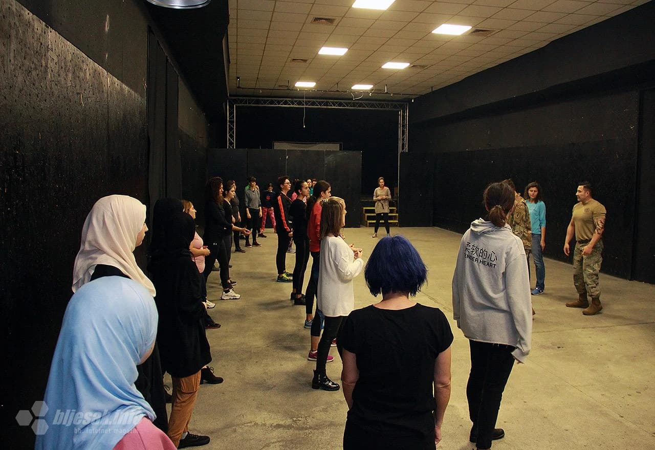 Mostar: Američki vojnici pokazali tehnike obrane