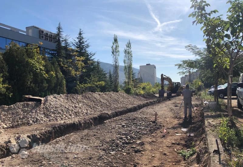 Radovi na cesti Sutina-Rudnik