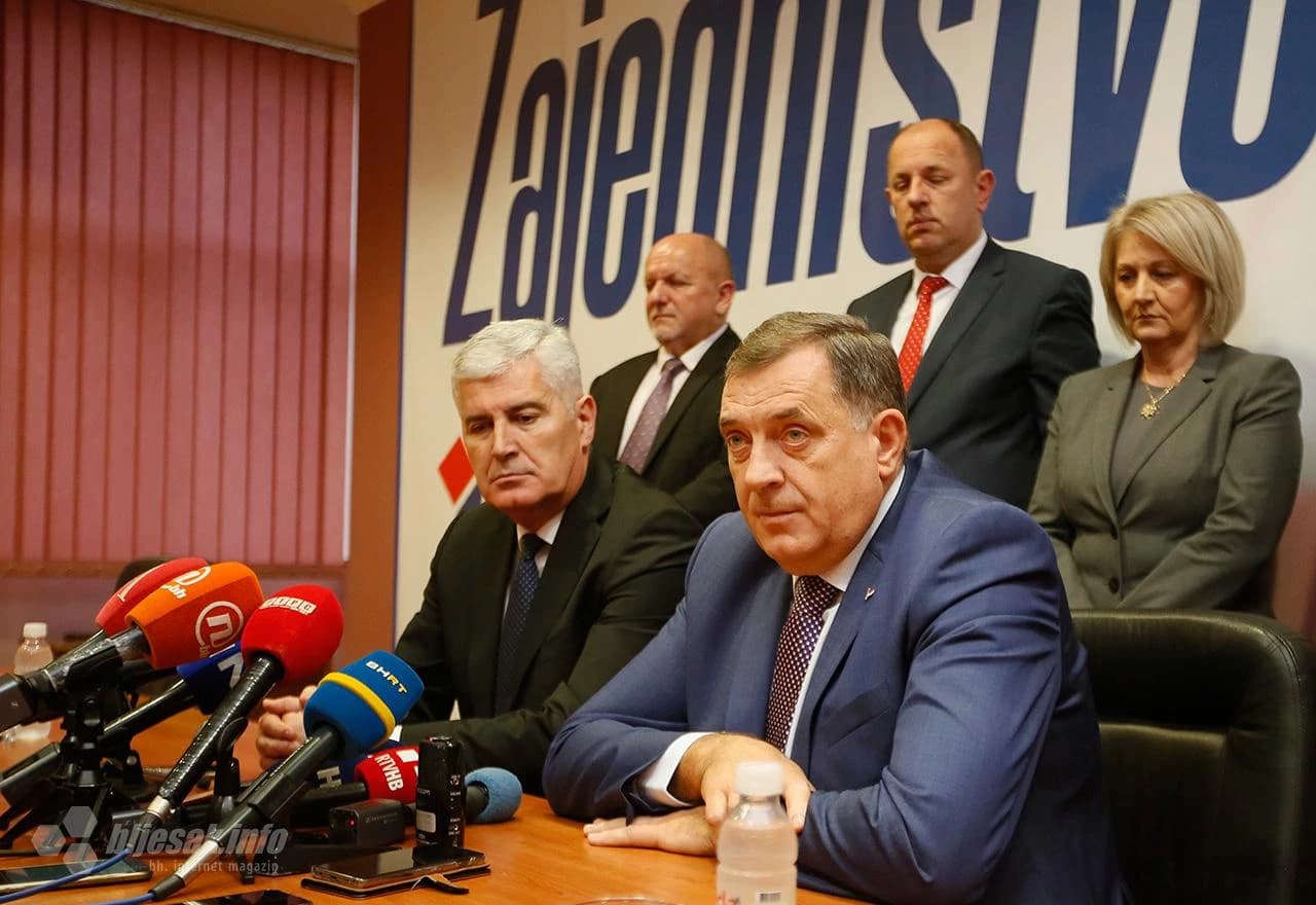 Sastanak Čovića i Dodika u Mostaru 