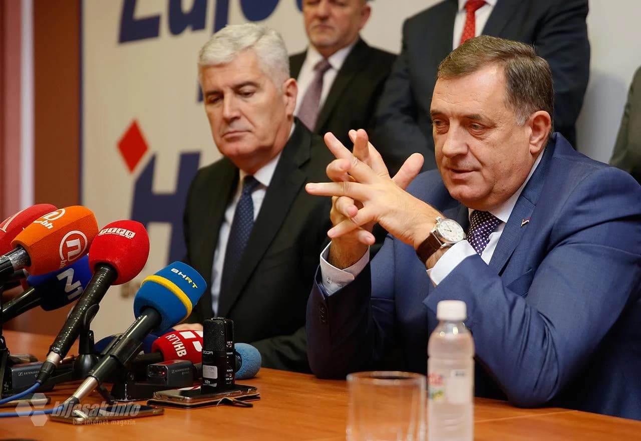 Sastanak Čovića i Dodika u Mostaru 