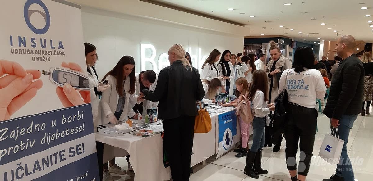 Mostarci mjerili šećer u Mepas Mallu