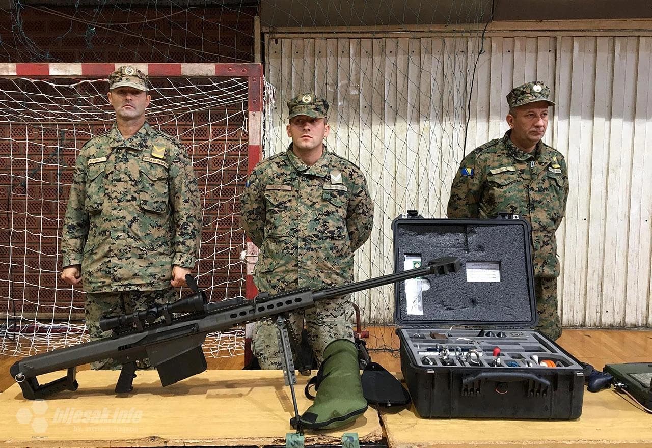 Promocija opreme i ljudstva Oružanih snaga BiH u Čapljini