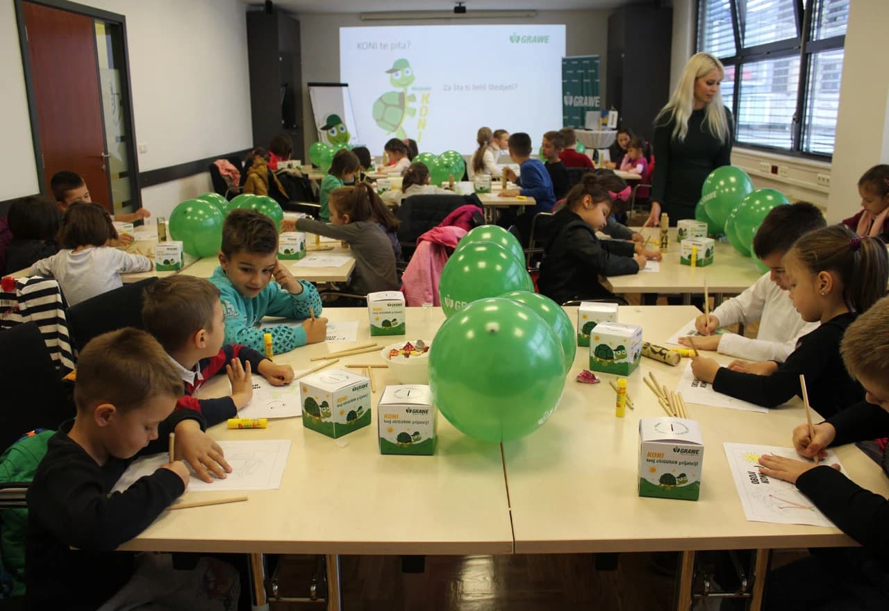 GRAWE osiguranje organiziralo je kreativne radionice