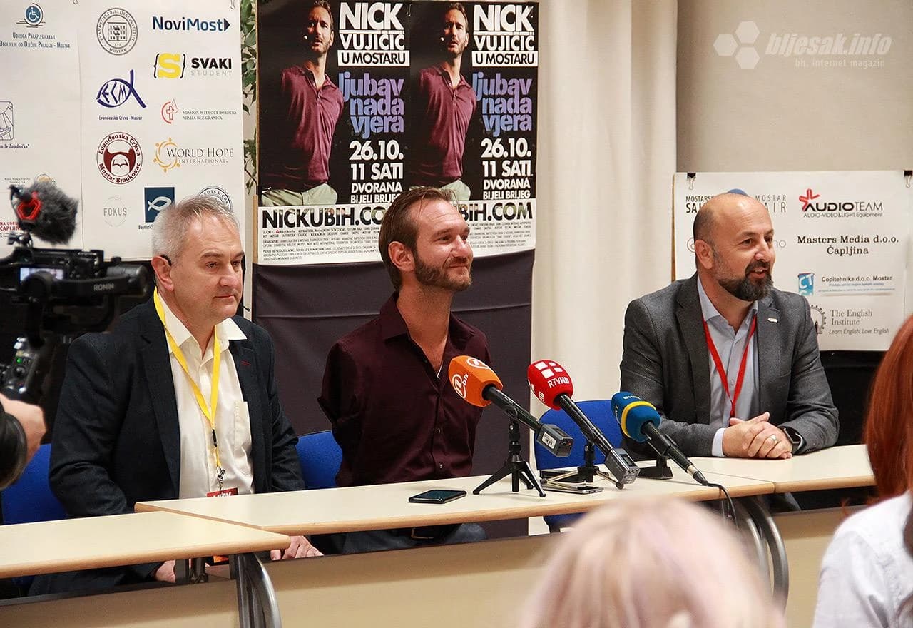 Detalj s konferencije za medije