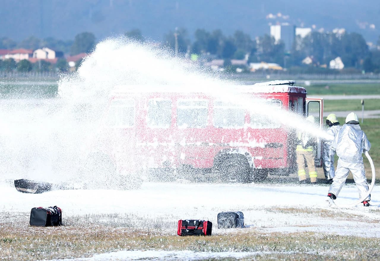Nesreća zrakoplova u krugu Međunarodnog aerodroma Sarajevo