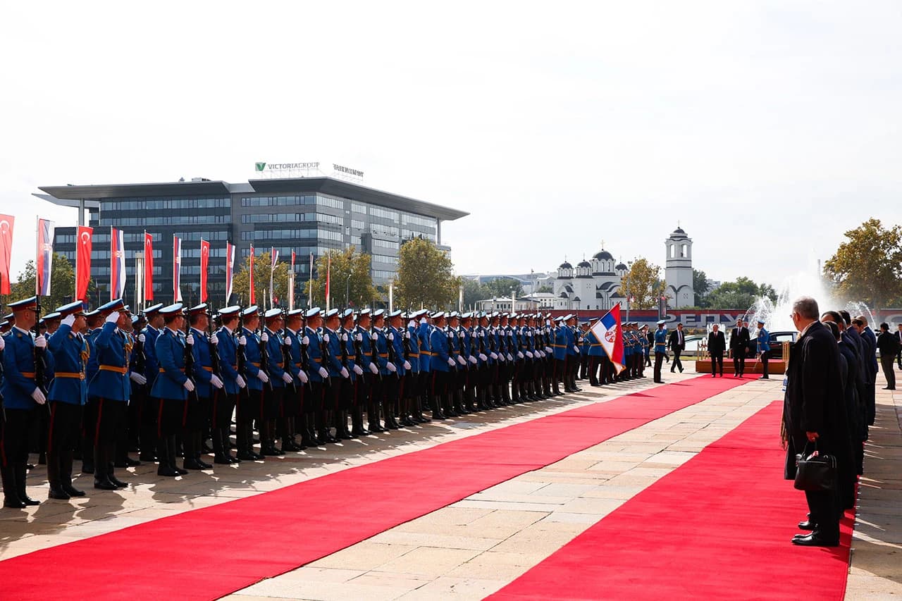 Susret Vučića i Erdogana u Beogradu