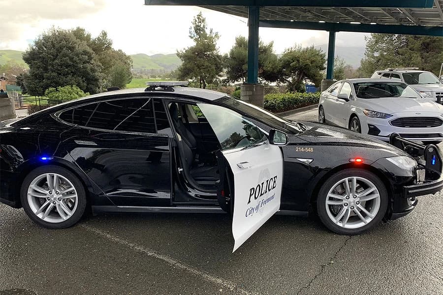 Tesla Model S policije Fremonta