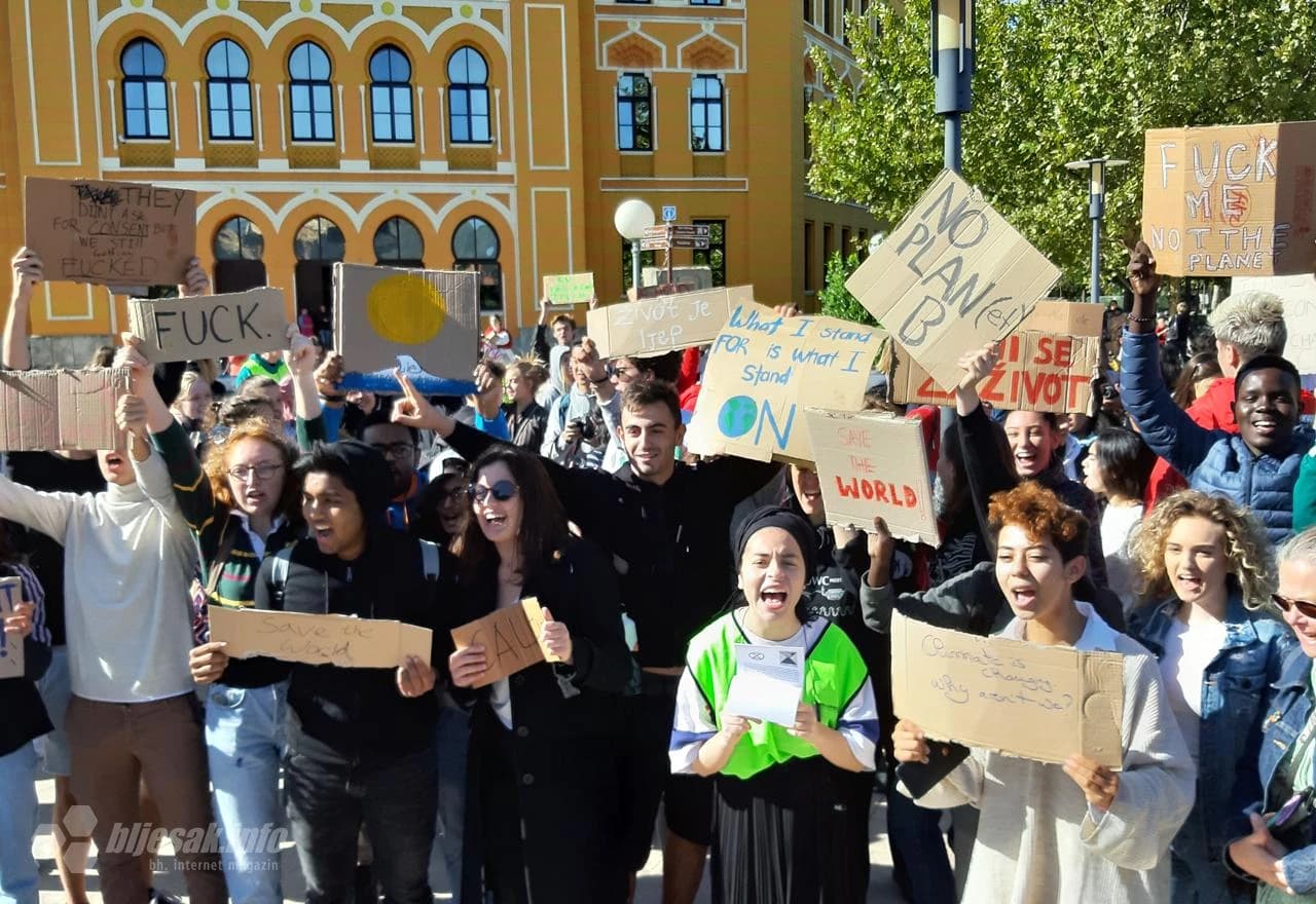 U Mostaru održan globalni prosvjed za klimu