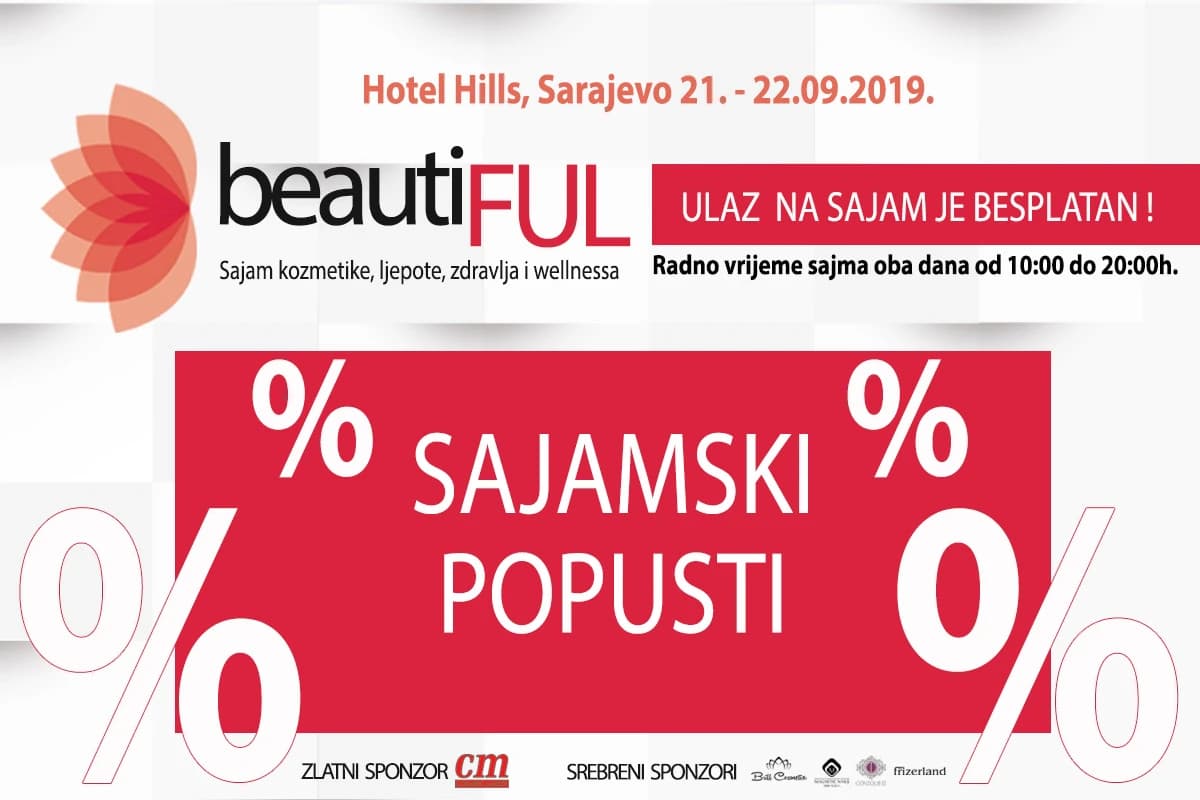 Prvi sajam kozmetike, ljepote, zdravlja i wellnessa beautiFUL2019