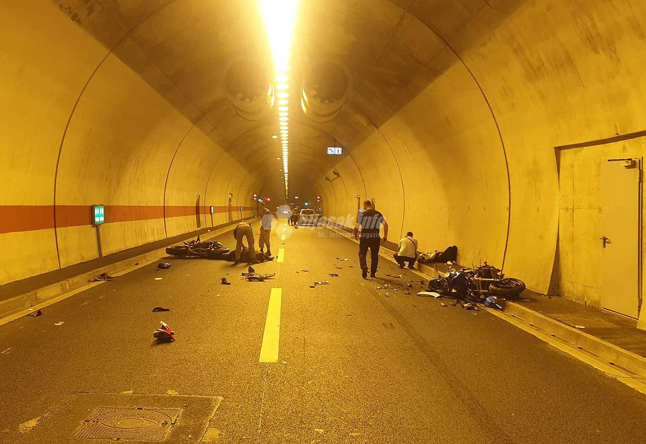 Teška prometna nesreća u tunelu Gaj