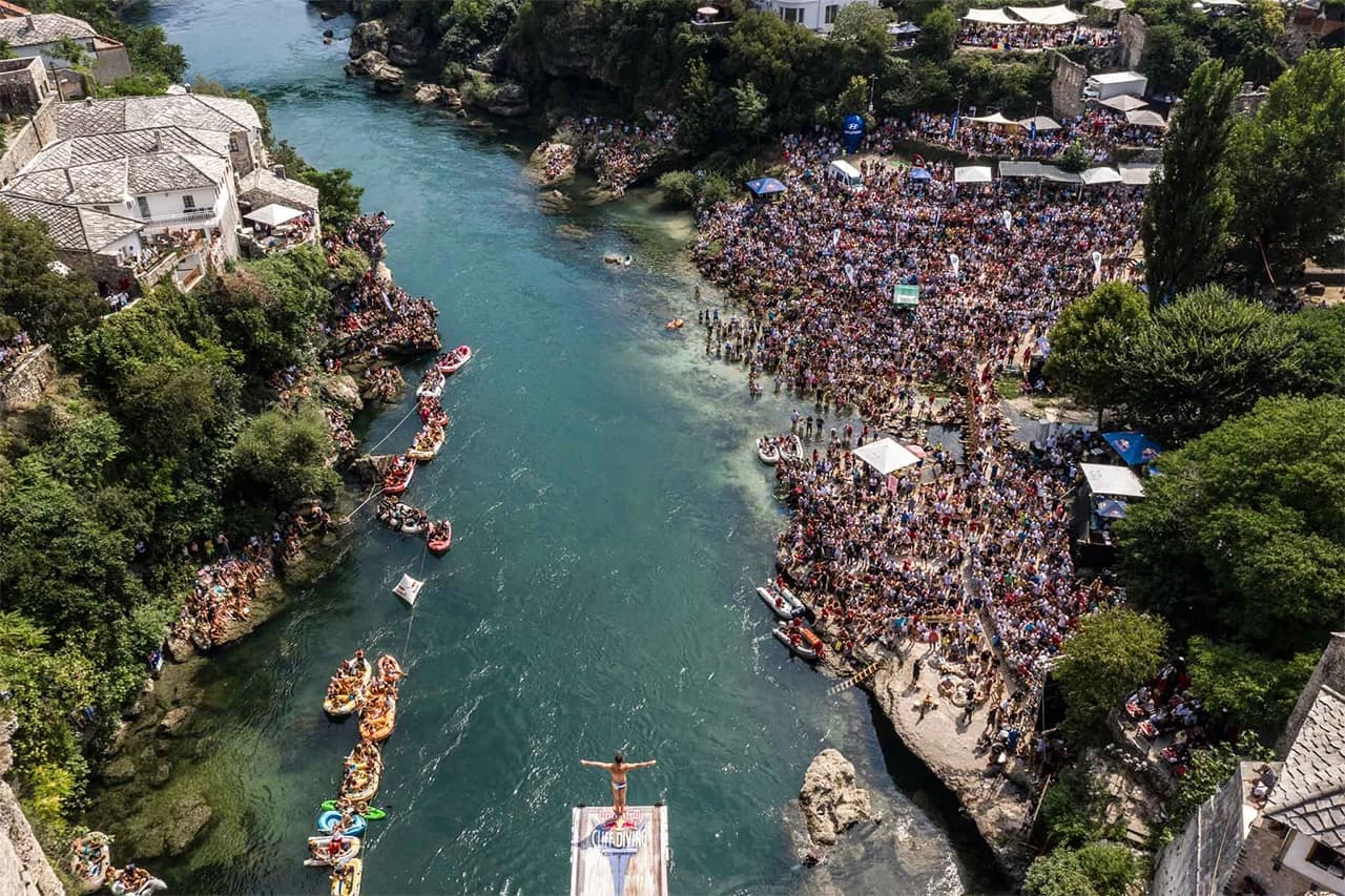 Red Bull Cliff Diving natjecanje prošlog vikenda u Mostaru