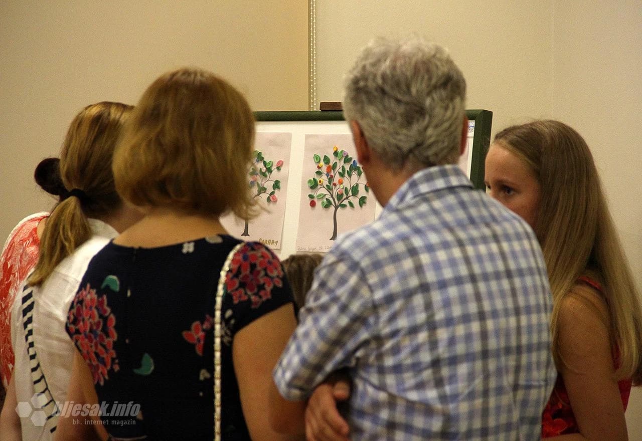 Djeca su pokazala dio svojih radova nastalih u okviru ljetne škole