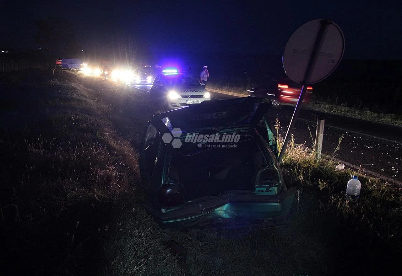 Detalj sa mjesta nezgode