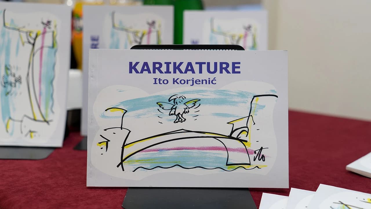 Mostarskoj publici predstavljena knjiga 'Karikature'