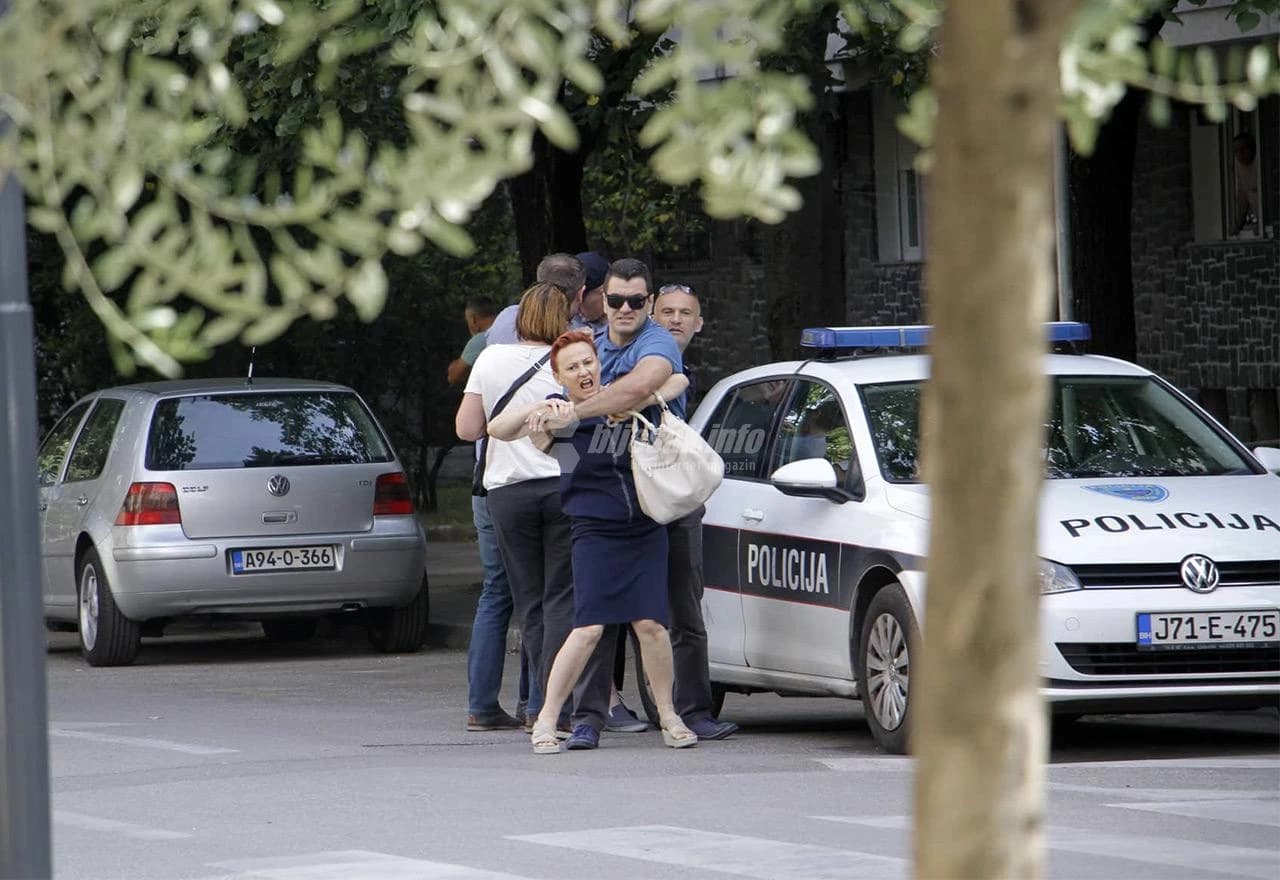 Uhićenja na prosvjedu radnika Aluminija