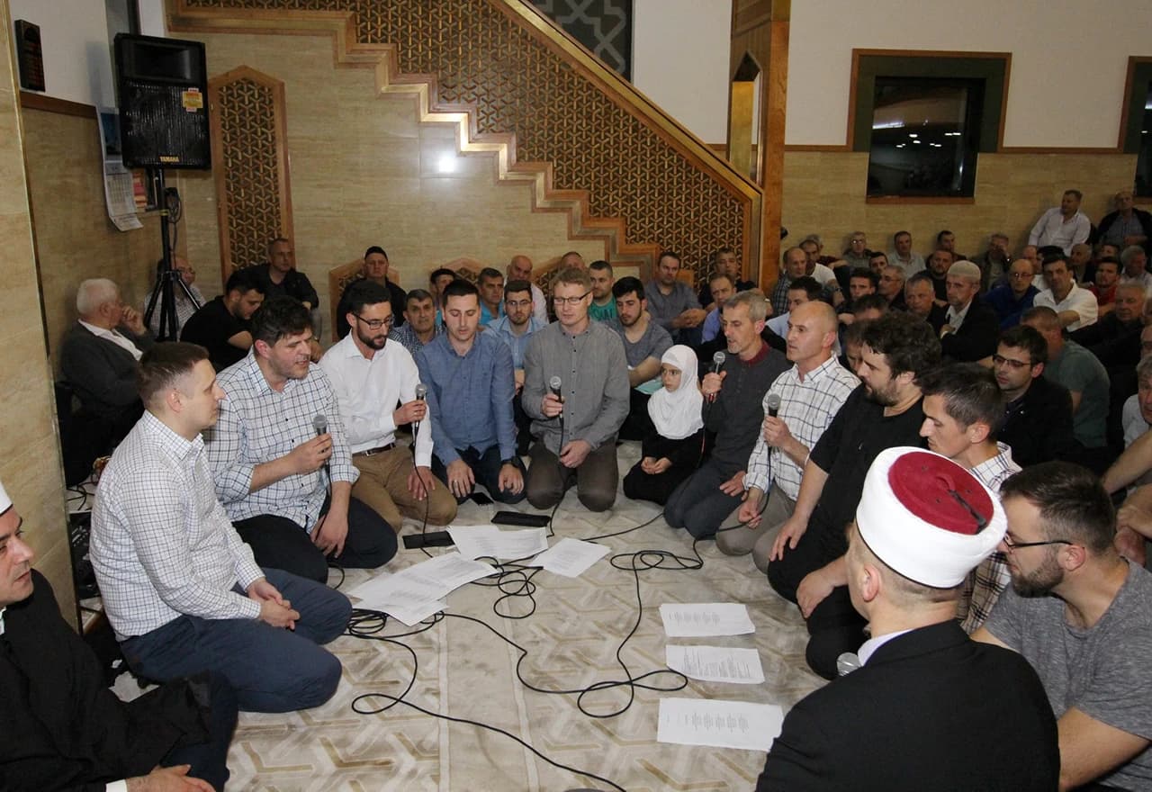 Detalj svečanosti - Noć duhovnosti